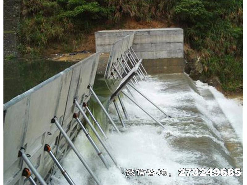 罗山县水利建设液压钢坝